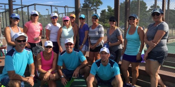 Full group on Nantucket courts