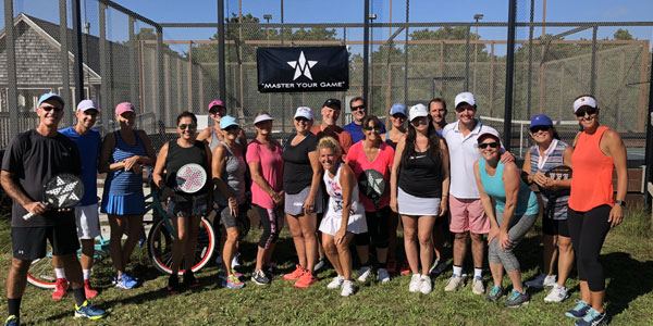 2018 camp session group with Master Your Game banner