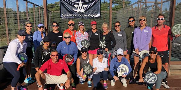 Red vest crew on courts