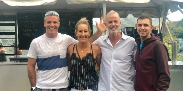 Four coaches out on the town