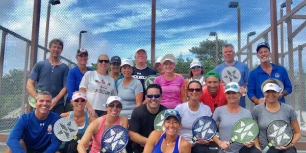 Session group on a cloudy day