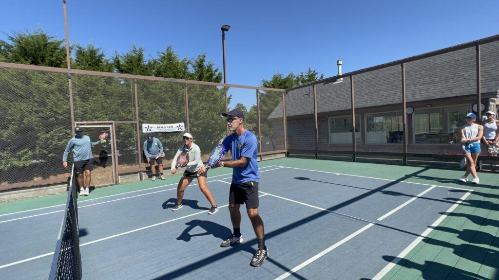 Match play on the Nantucket courts