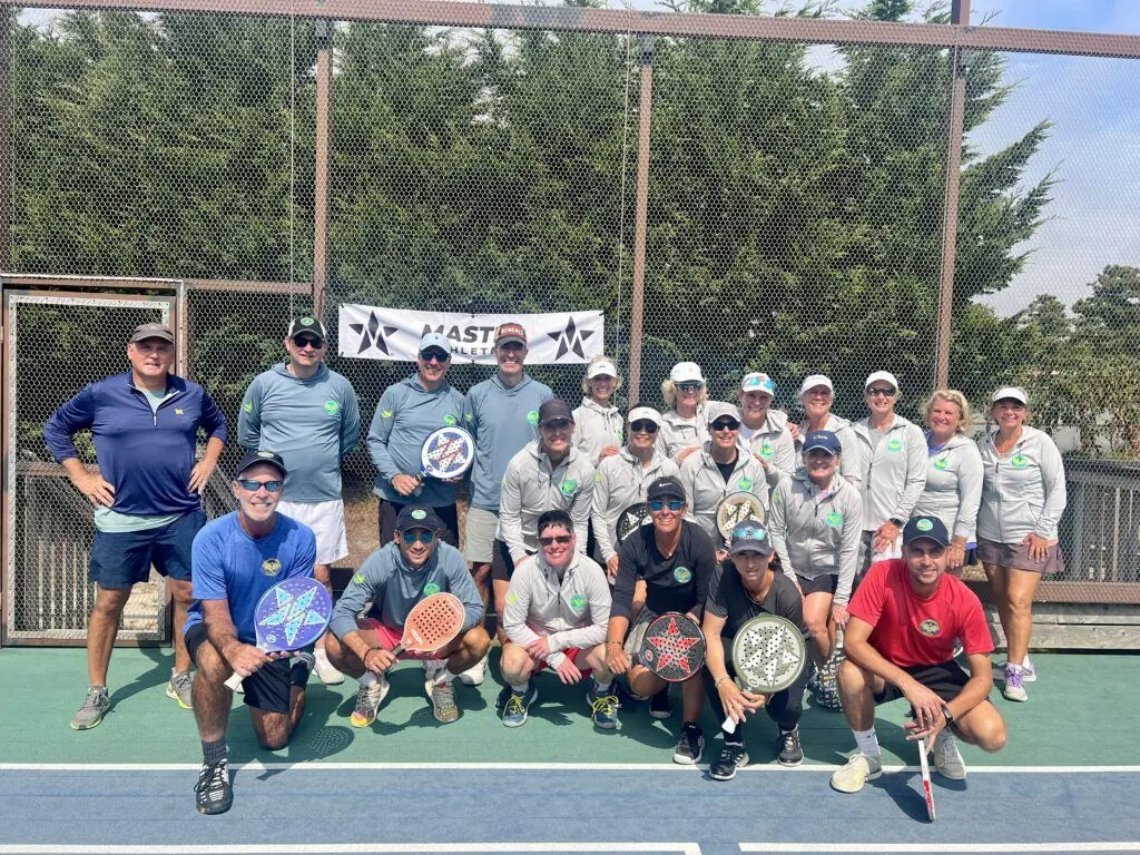 Full camp group with Master Athletics banner