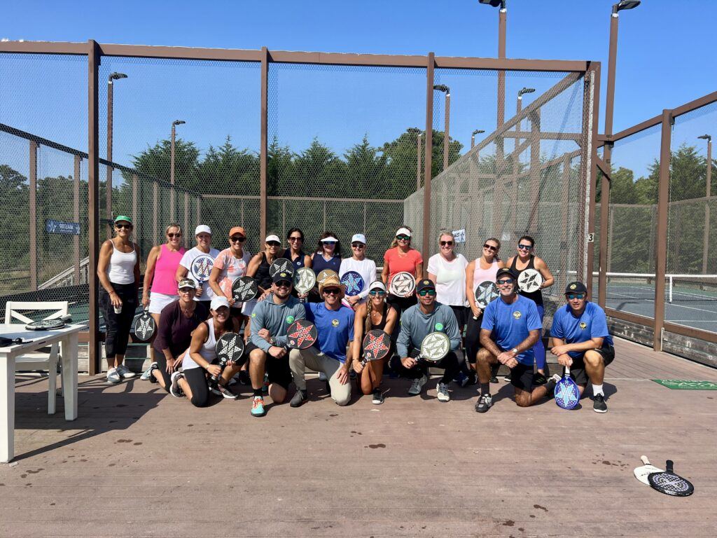 Full session group on the deck