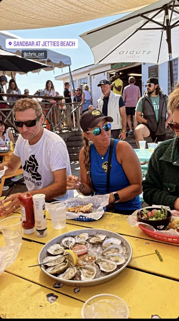 Oysters at the Sandbar at Jetties Beach