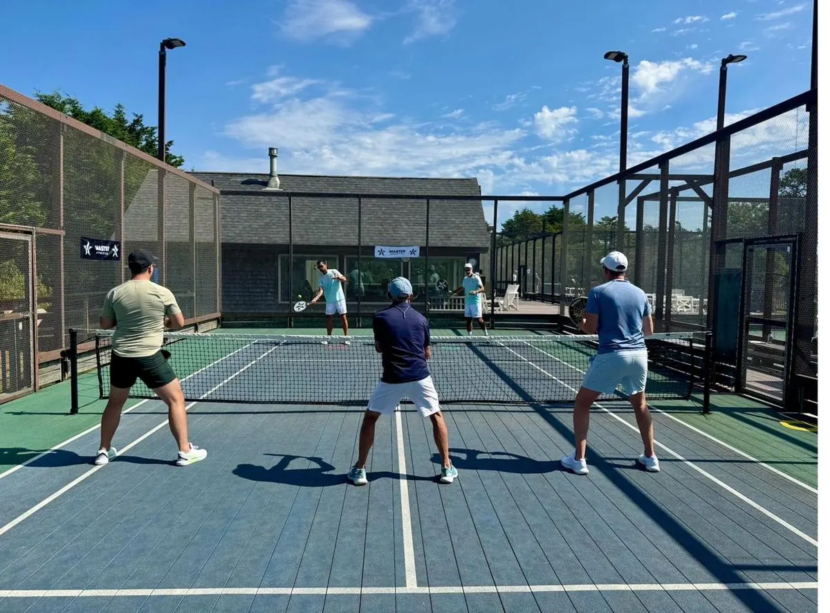 Four women on the ferry arriving in Nantucket