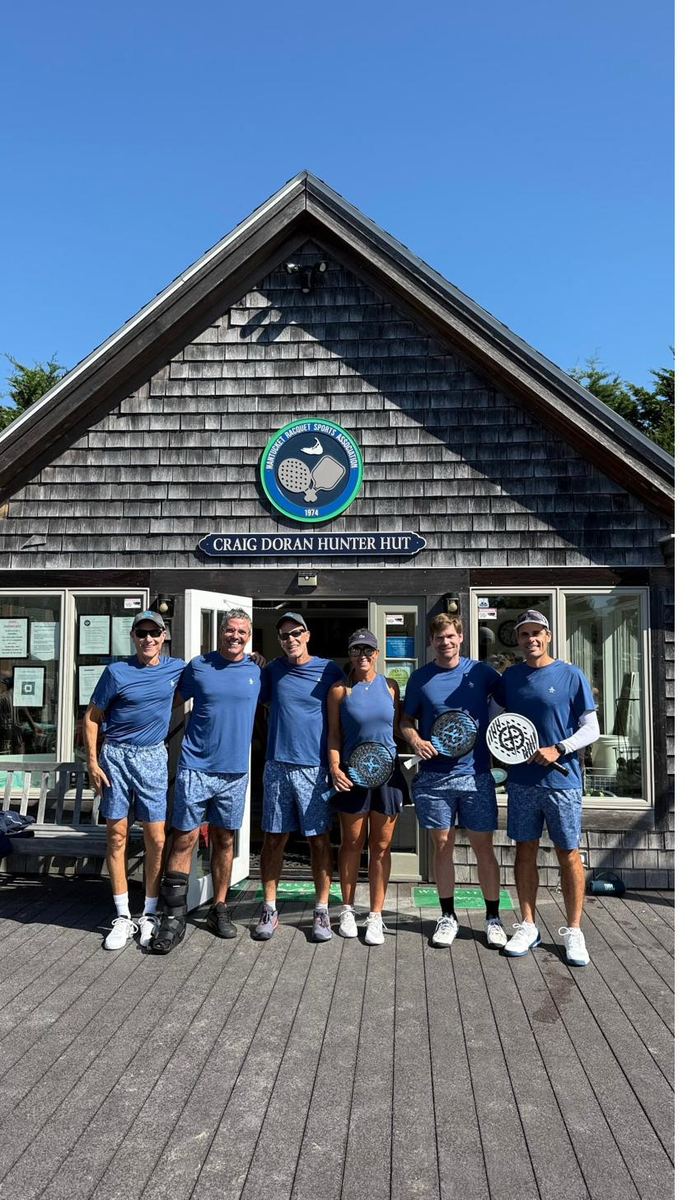 Camper in action on court