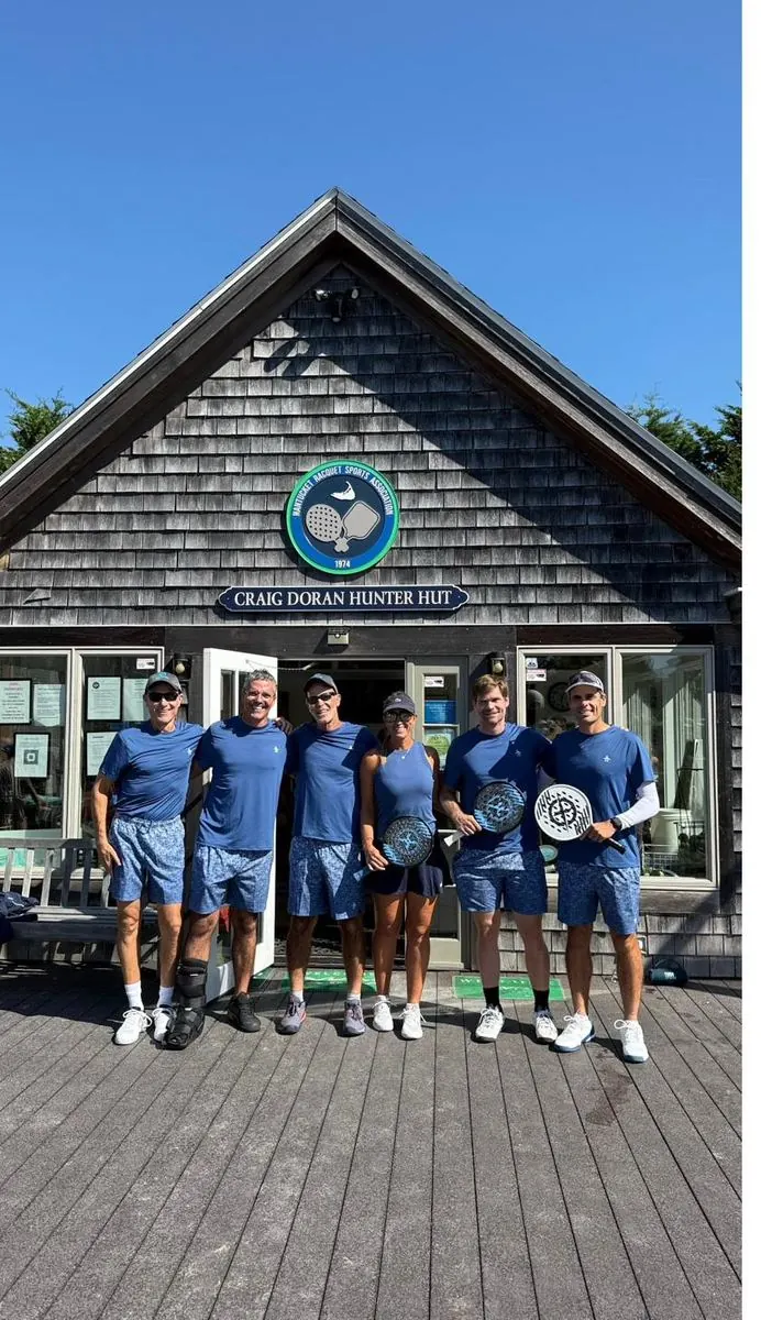 Camper in action on court