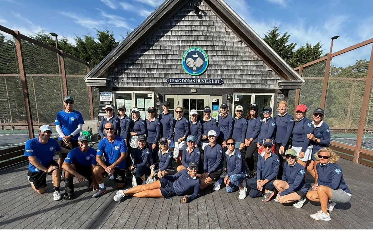 2025 full camp group at NRSA Craig Doran Hunter Hut