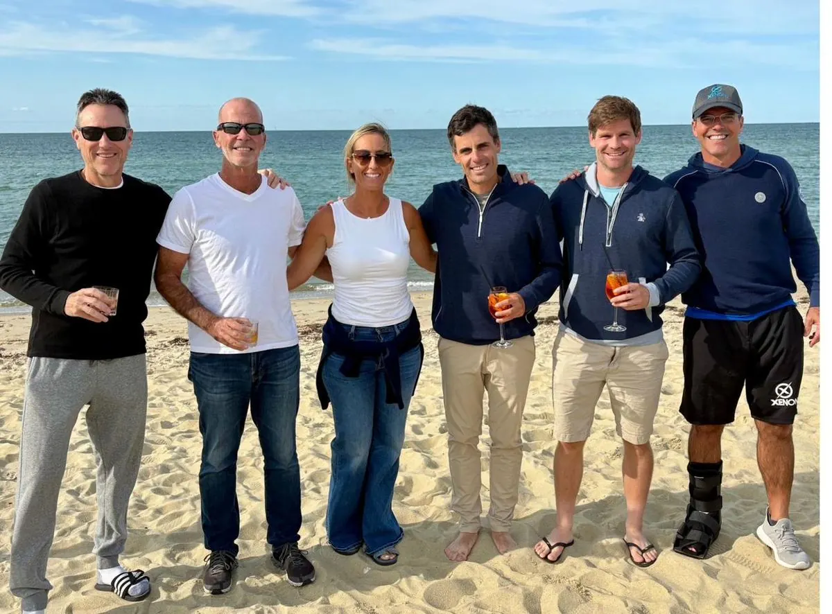 Session group on an overcast day