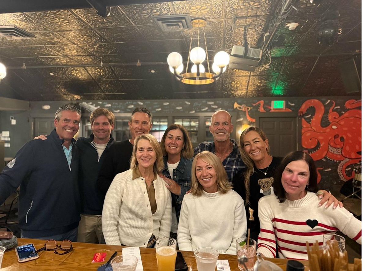 Group session on a sunny day