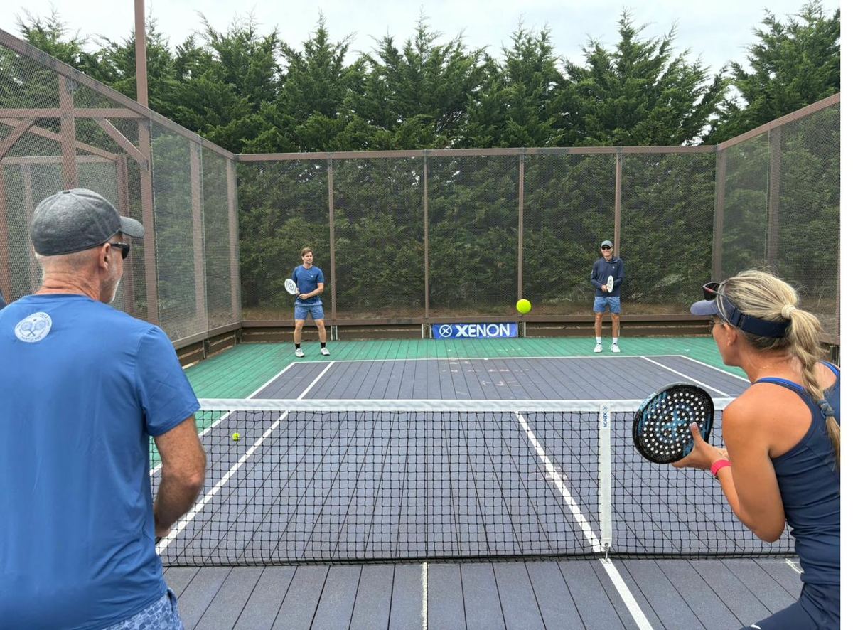 Session group at the clubhouse